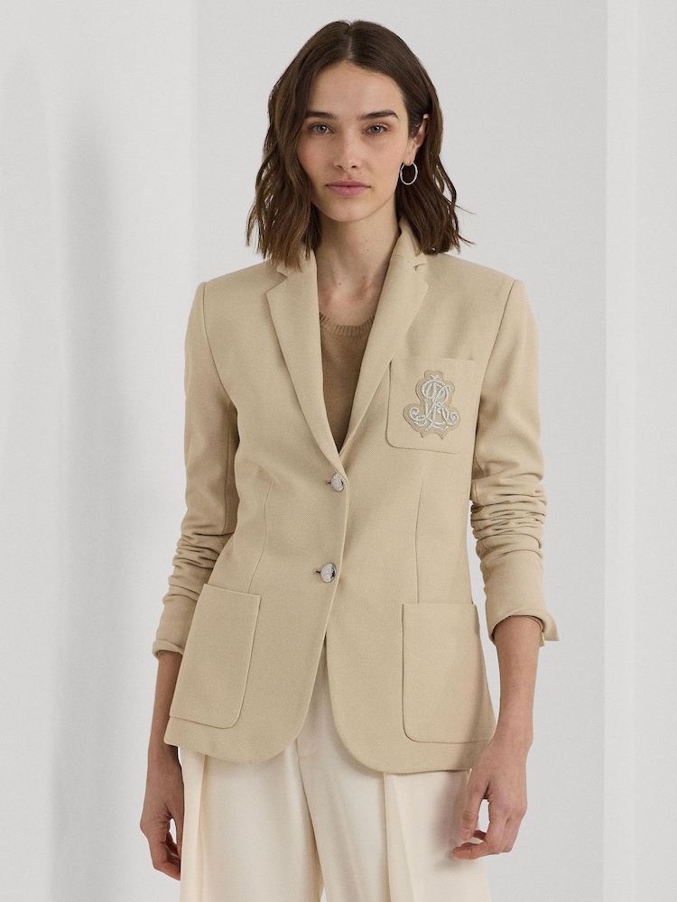 Lauren Ralph Lauren Anfisa Crest Logo Blazer Jacket - Image 1 of 10