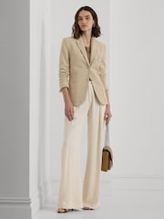 Lauren Ralph Lauren Anfisa Crest Logo Blazer Jacket - Image 3 of 10