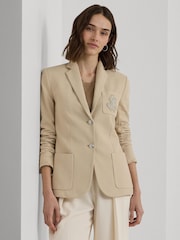 Lauren Ralph Lauren Anfisa Crest Logo Blazer Jacket - Image 4 of 10