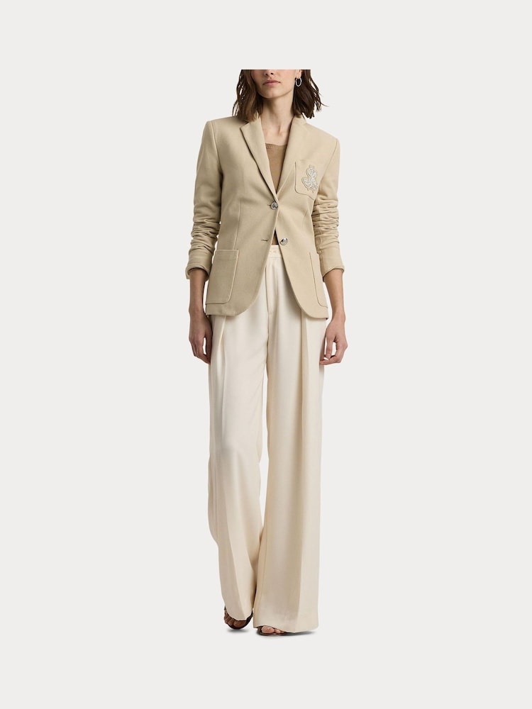 Lauren Ralph Lauren Anfisa Crest Logo Blazer Jacket - Image 9 of 10