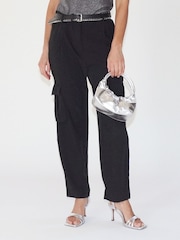 Schwarz - Religion Ray Cargo-Hose im Utility-Stil - Bild 1 von 5