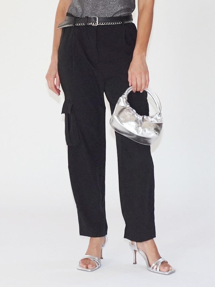 Schwarz - Religion Ray Cargo-Hose im Utility-Stil - Bild 1 von 5