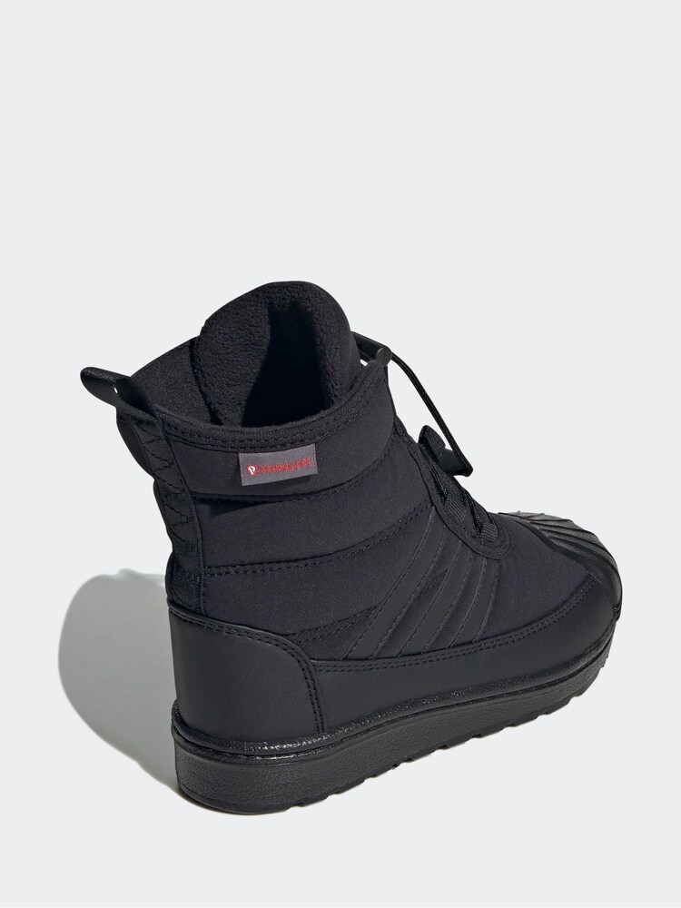 adidas Originals Black Superstar 360 2.0 Kids Boots - Image 4 of 9