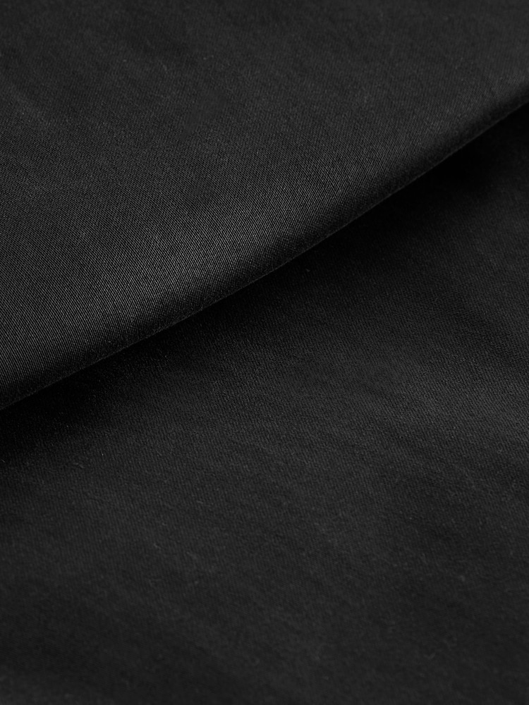 Black Regular Fit Soft Touch Utility Cargo Trousers - Image 11 of 11