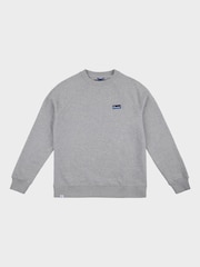 Penfield Grey Mens Relaxed Fit 100% Cotton Original Logo Sweatshirt - Image 5 of 6