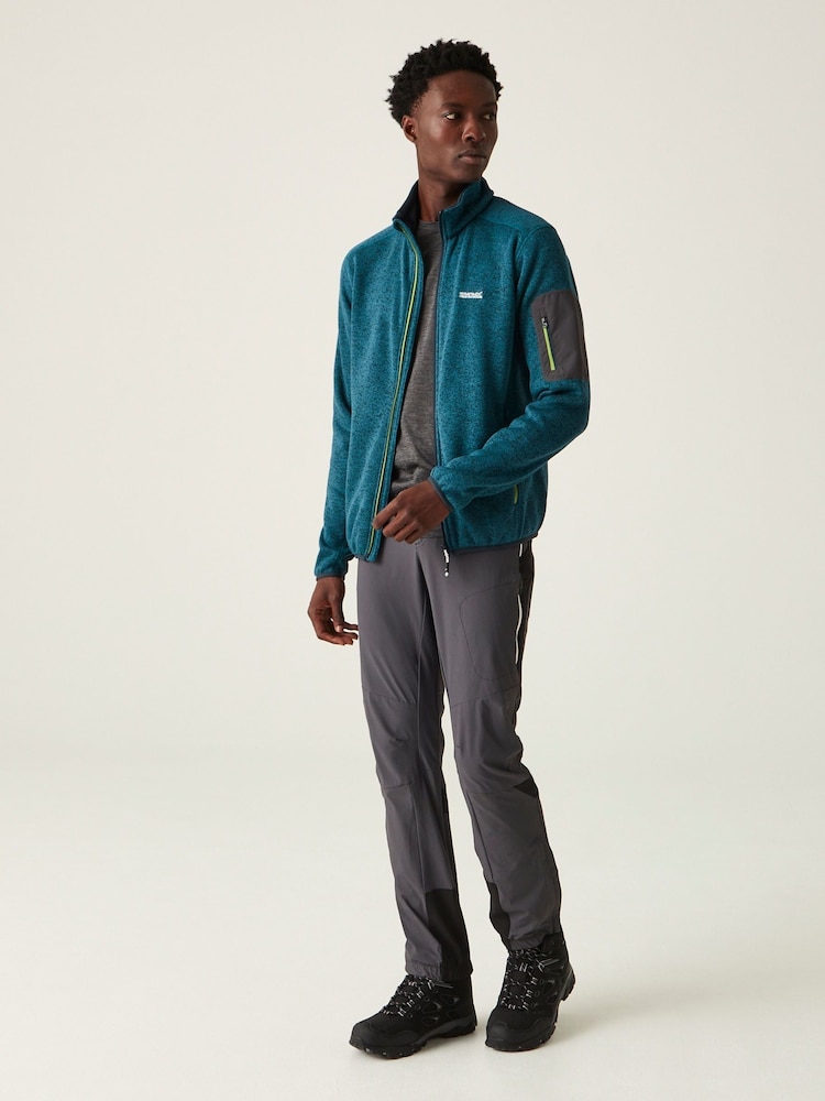 Regatta Blue Grey Newhill Full Zip Fleece - Image 1 of 7 Regatta Blue Grey Newhill Full Zip Fleece - Image 1 of 7