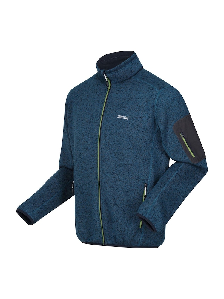 Regatta Blue Grey Newhill Full Zip Fleece - Image 7 of 7 Regatta Blue Grey Newhill Full Zip Fleece - Image 7 of 7