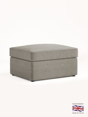Jay-Be Brushed Twill Smoke Grey Brushed Twill Linen Footstool Bed - Image 2 of 6