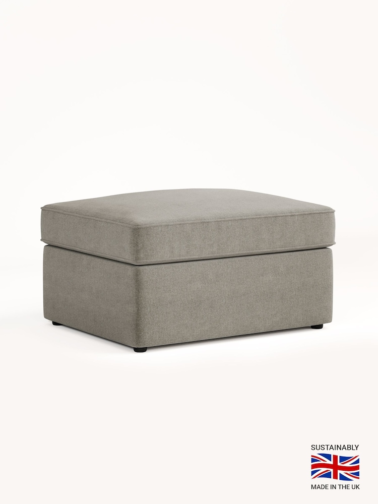 Jay-Be Brushed Twill Smoke Grey Brushed Twill Linen Footstool Bed - Image 2 of 6
