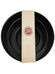 Maison by Premier Black From Scratch Set Of Three Round Cake Tins - Image 5 of 6