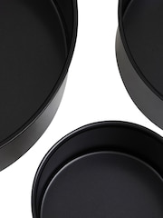 Maison by Premier Black From Scratch Set Of Three Round Cake Tins - Image 6 of 6