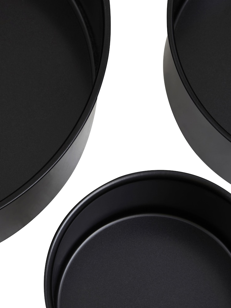 Maison by Premier Black From Scratch Set Of Three Round Cake Tins - Image 6 of 6 Maison by Premier Black From Scratch Set Of Three Round Cake Tins - Image 6 of 6