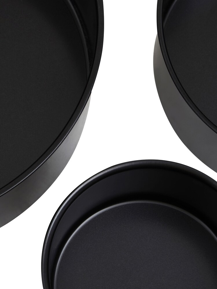 Maison by Premier Black From Scratch Set Of Three Round Cake Tins - Image 7 of 7