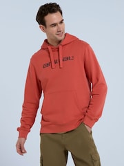 Animal Orange Mens Driver Logo 100% Cotton Hoodie - Image 1 of 6