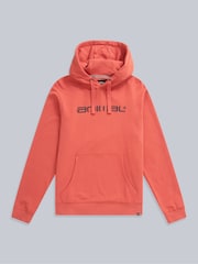 Animal Orange Mens Driver Logo 100% Cotton Hoodie - Image 3 of 6