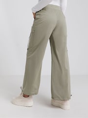 Simply Be Brown Plush Cargo Tech Trousers - Image 2 of 5