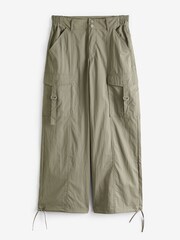 Simply Be Brown Plush Cargo Tech Trousers - Image 5 of 5