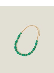 Accessorize Green Wrapped Collar Necklace - Image 1 of 3