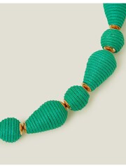 Accessorize Green Wrapped Collar Necklace - Image 2 of 3