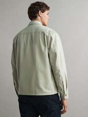 Fred Perry Twill Zip Up Overshirt - Image 3 of 7