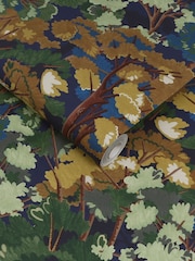 Graham & Brown Blue Folklore Tree Midnight Wallpaper - Image 3 of 3