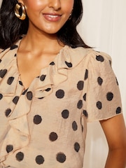 Friends Like These Bluse mit Rüschen vorne und Puffärmeln - Bild 2 von 4