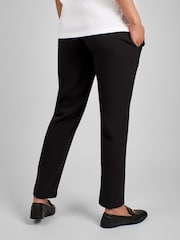 JoJo Maman Bébé Black Tapered Maternity Trousers - Image 2 of 4