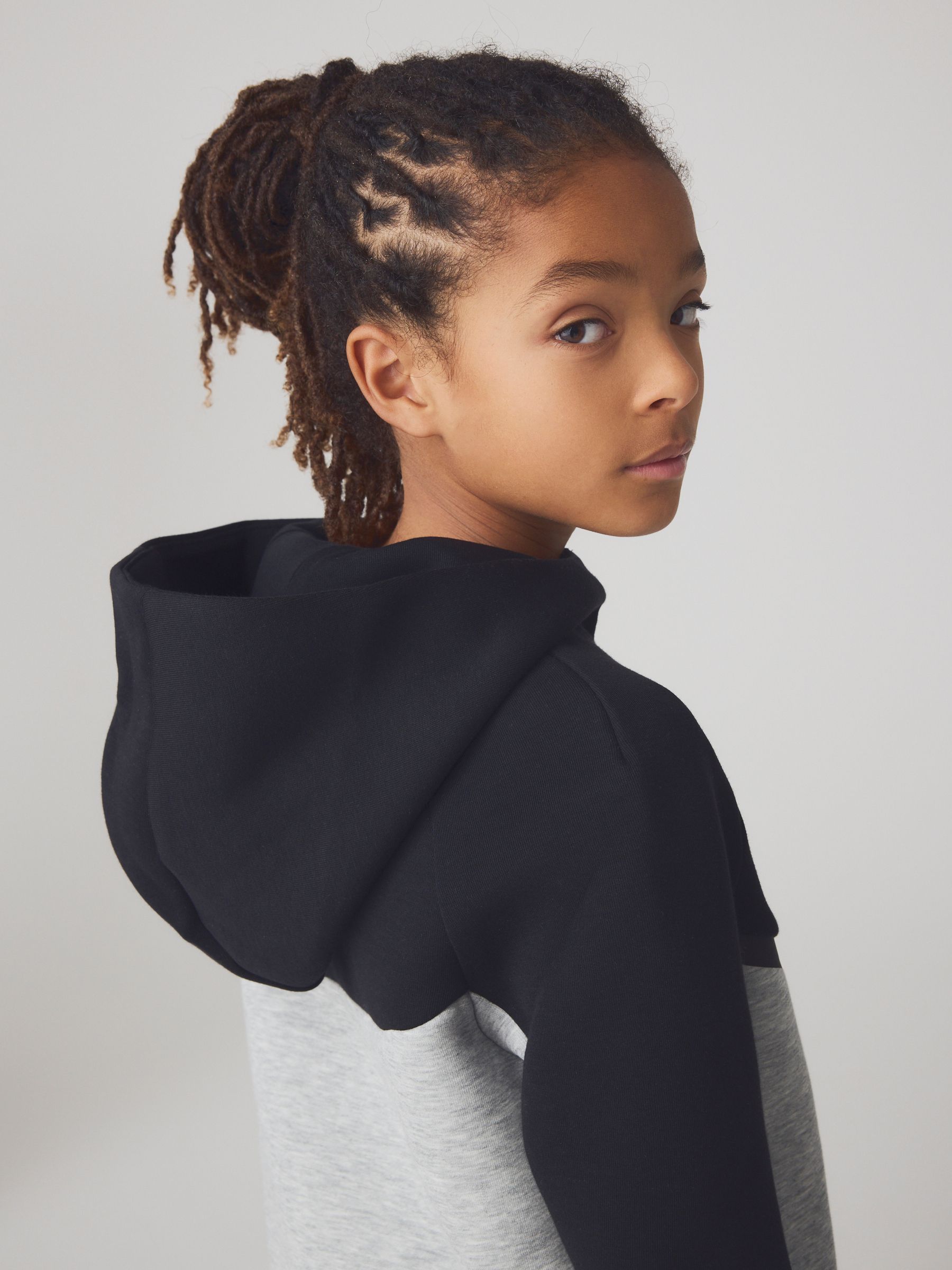 Next：日本 ブラック / グレー - Nike Tech Fleece Zip Through Hoodie