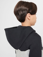 Czarny/jasnoszary - Nike BeigeWhite Tech Fleece Zip Up Hoodie - Image 5 of 9