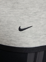 Czarny/jasnoszary - Nike BeigeWhite Tech Fleece Zip Up Hoodie - Image 9 of 9