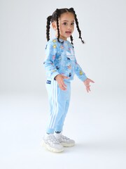 adidas Originals Blue 100% Cotton Disney Graphic Crew Set - Image 4 of 10