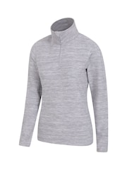 Mountain Warehouse Grey Womens Snowdon Melange Fleece - Image 3 of 5