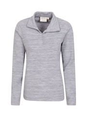 Mountain Warehouse Grey Womens Snowdon Melange Fleece - Image 4 of 5