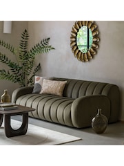 Gallery Home Moss Green Warwick 3 Seater Sofa - Image 1 of 8