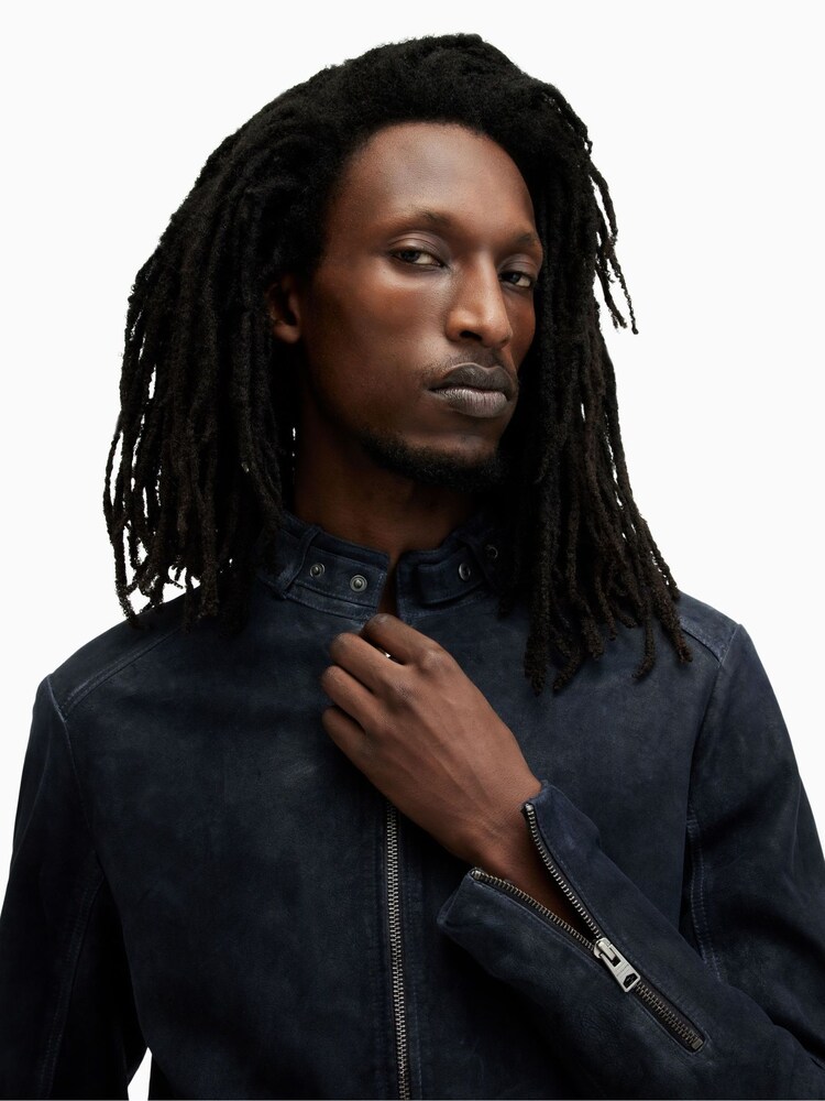 AllSaints Blue Cora Jacket - Image 2 of 6