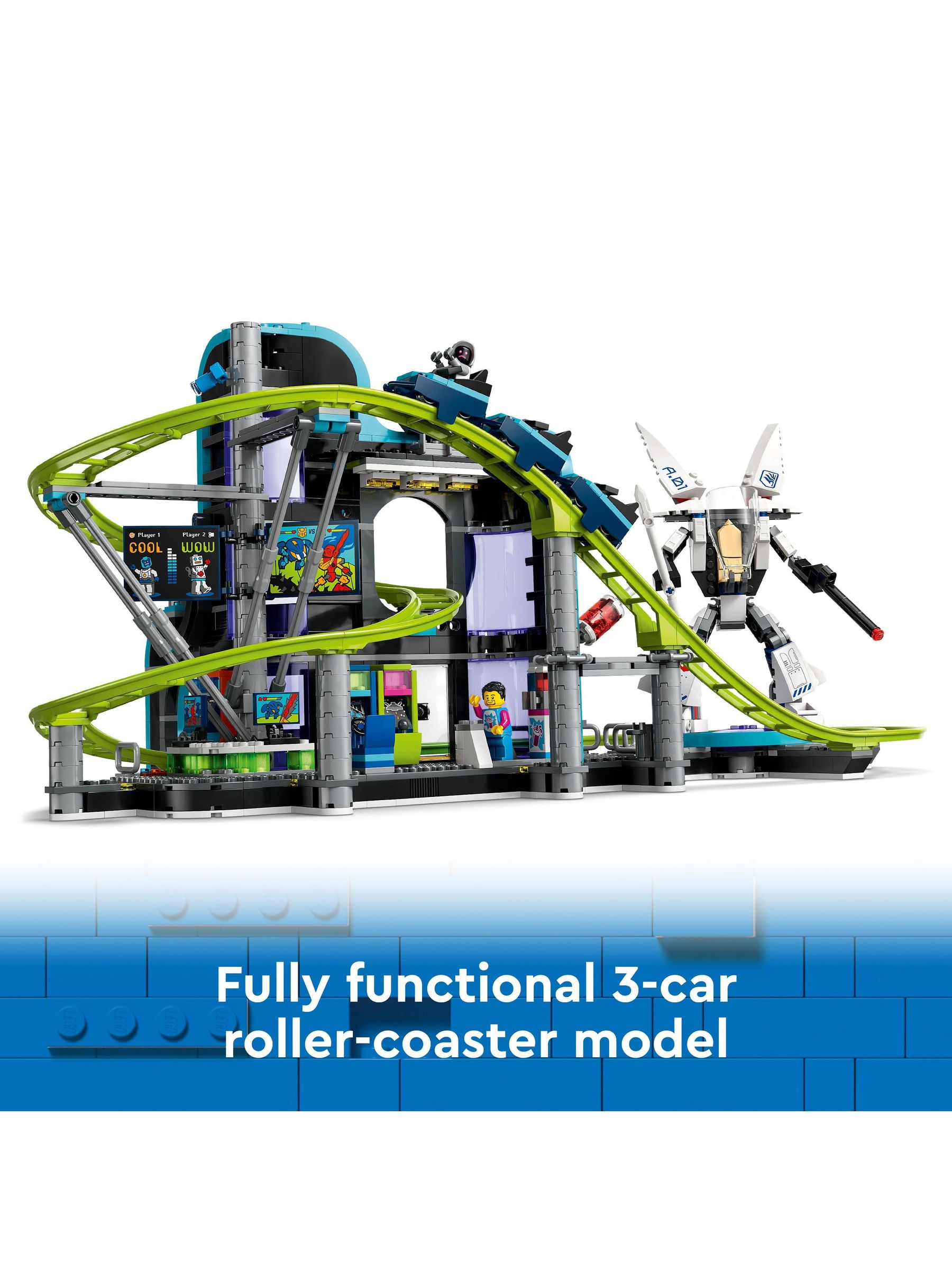 Buy LEGO City Robot World Roller Coaster Park Toy from Next Romania
