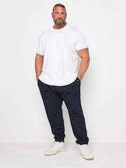 BadRhino Big & Tall Blue 100% Cotton Essential Joggers - Image 2 of 4