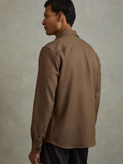 Reiss Arlo Hemdjacke aus Baumwollleinen - Bild 3 von 5