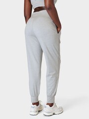 Sweaty Betty Light Grey Marl Gaia Performance Yoga Joggers - Image 2 of 8