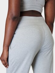 Sweaty Betty Light Grey Marl Gaia Performance Yoga Joggers - Image 3 of 8