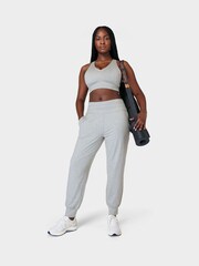 Sweaty Betty Light Grey Marl Gaia Performance Yoga Joggers - Image 6 of 8