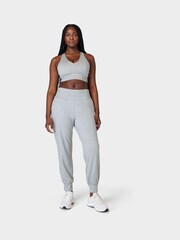 Sweaty Betty Light Grey Marl Gaia Performance Yoga Joggers - Image 7 of 8
