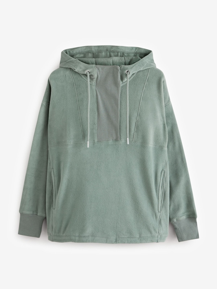Green Fleece Hoodie - Image 6 of 9