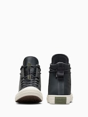 Converse Black Leather Chuck Taylor All Star Trainers - Image 5 of 9