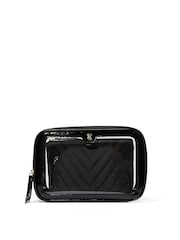 Victoria's Secret Black Travel Trio Makeup Bag - Image 2 of 3