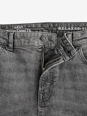 Grey Washed Classic Stretch Relaxed Fit Jeans - Image 8 of 11
