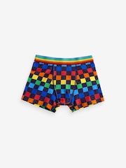 Little Bird by Jools Oliver Multi Boys Star And Checkerboard Trunks 5 Pack - Image 4 of 10
