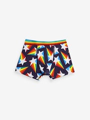 Little Bird by Jools Oliver Multi Boys Star And Checkerboard Trunks 5 Pack - Image 6 of 10