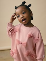 Pink Bow Sweatshirt And Flare Set (3mths-7yrs) - Image 2 of 9
