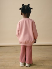 Pink Bow Sweatshirt And Flare Set (3mths-7yrs) - Image 3 of 9